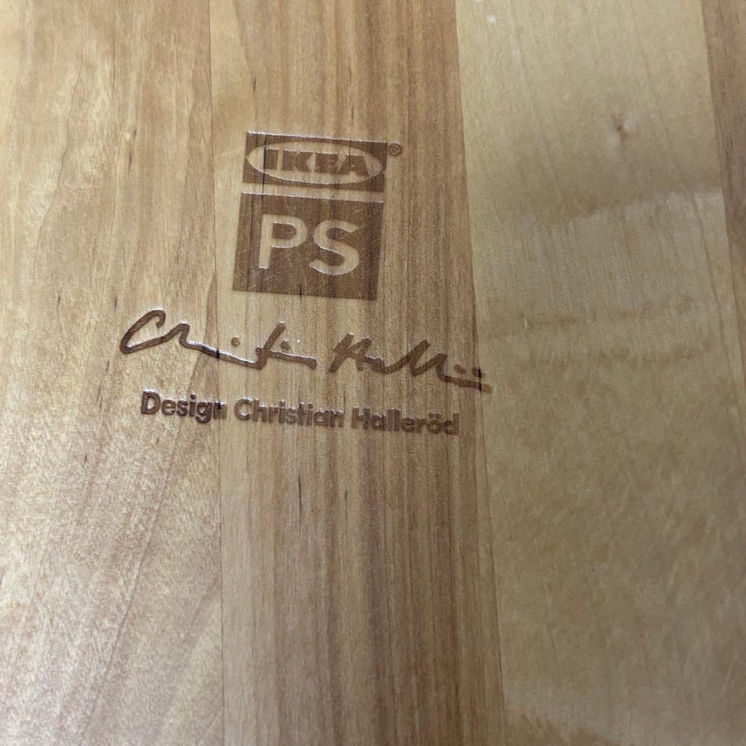 廃盤 IKEA PS KARLJOHAN ビンテージローテーブル バーチ無垢材