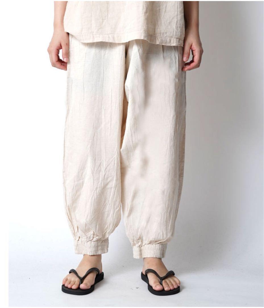 ヂェン先生の日常着　太極拳パンツ　　　　　　　　　Sサイズ　藤色