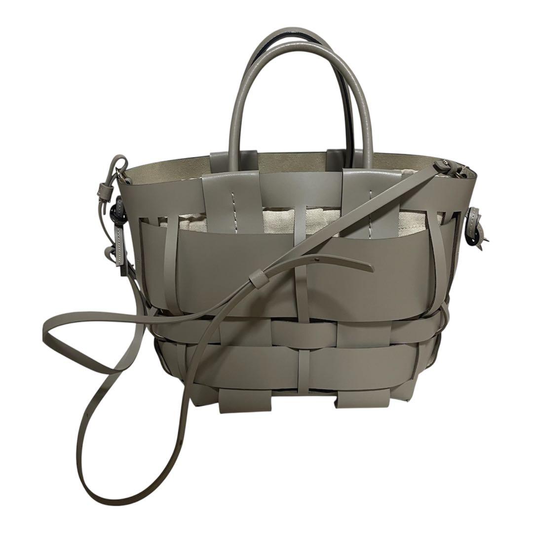 極美品 定価¥162,800 ザンケッティ WOVEN BUCKET バッグ