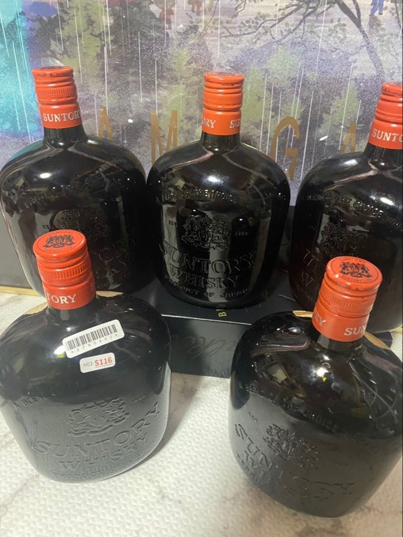 希少⭐️サントリー オールド ウイスキー 特級　5本セット　古酒　当時物・堂島通