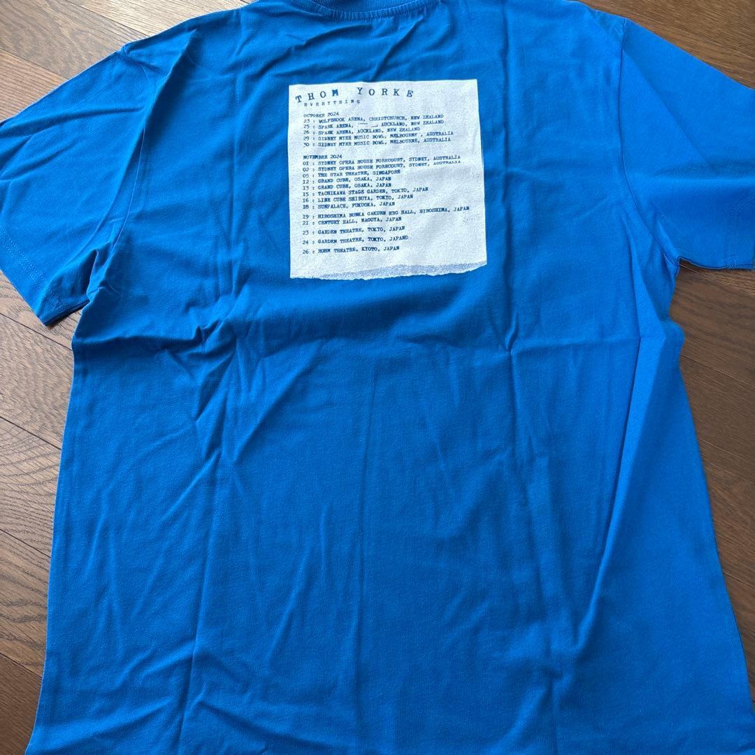 THOM YORKE Tシャツ Lサイズ 青