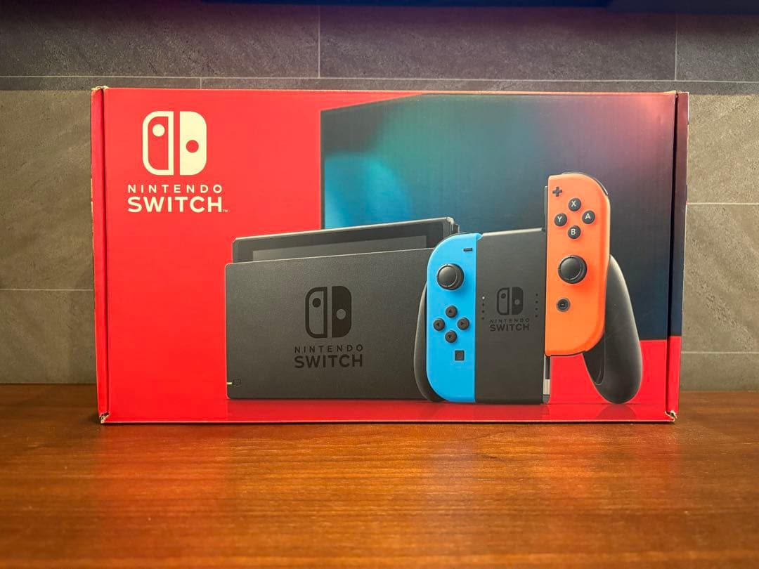 Nintendo Switch 本体(箱+付属品)ネオンブルー/ネオンレッド