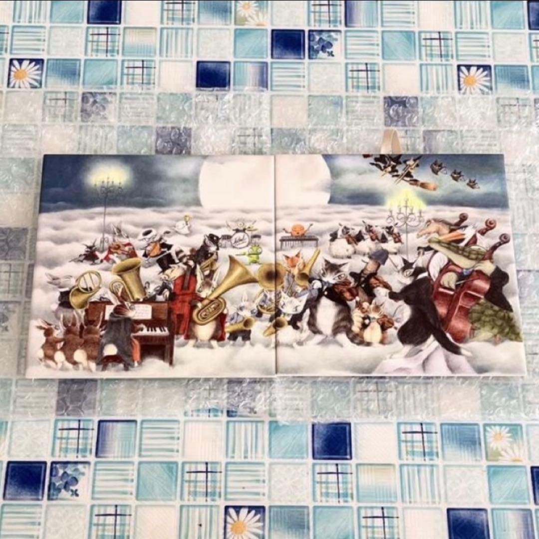 【同梱割引あり】2枚セット アートタイル 月に聞かせる音楽会 ダヤン