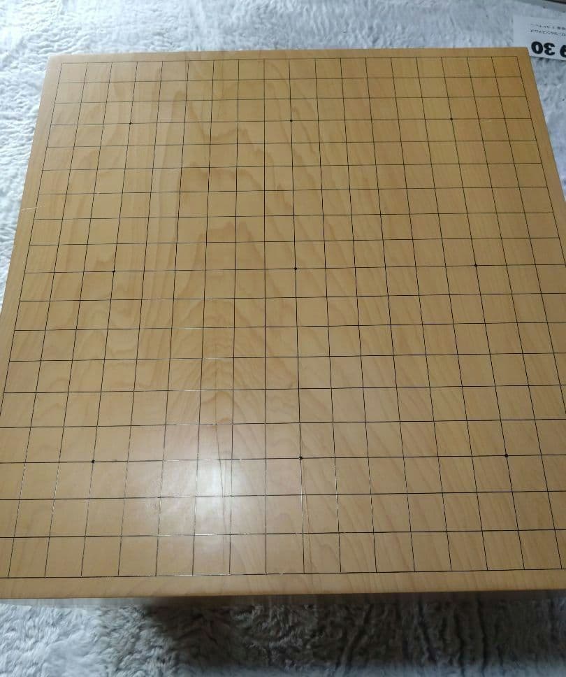 値下げ【囲碁】国産本榧　囲碁盤6.2寸　足つき