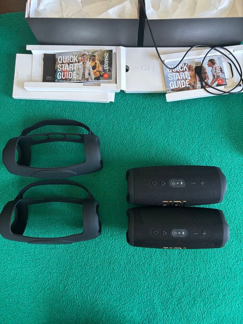 JBL Charge 5 Wi-Fi ワイヤレススピーカー　ブラック 2セット