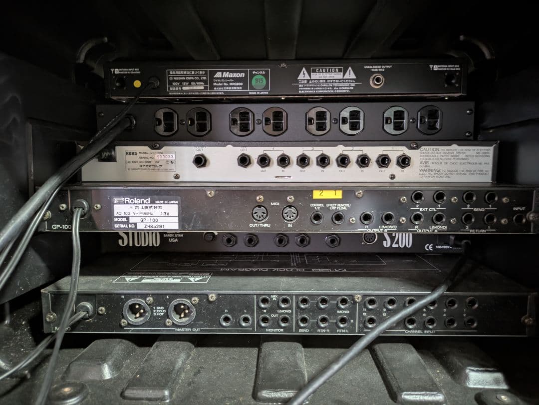 ラックエフェクター GP-100、S200、DT-1 PRO、M-120他セット