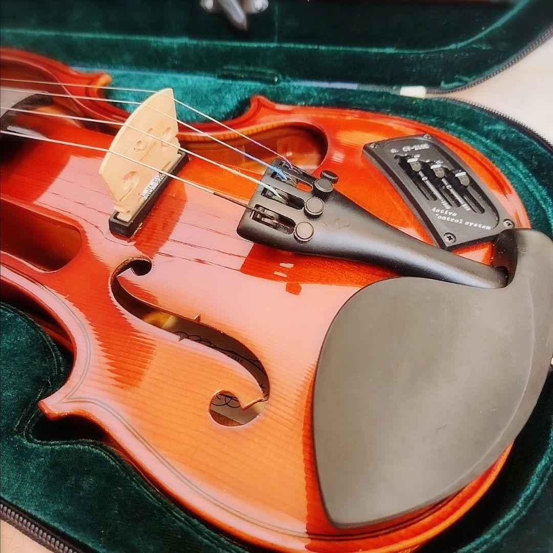 【美品】ハルシュタット エレキバイオリン CV-210E 4/4 付属品あり