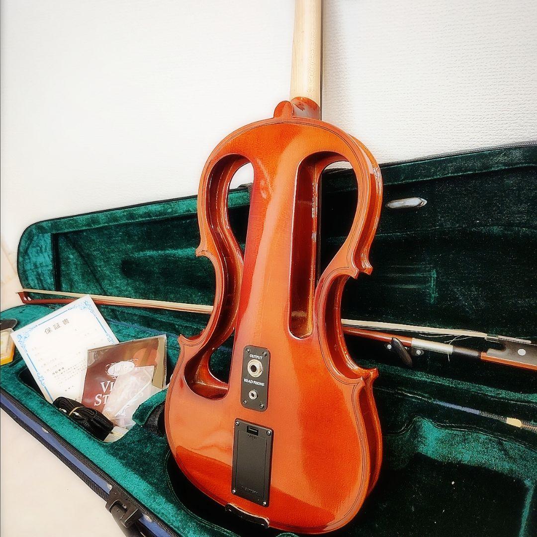 【美品】ハルシュタット エレキバイオリン CV-210E 4/4 付属品あり