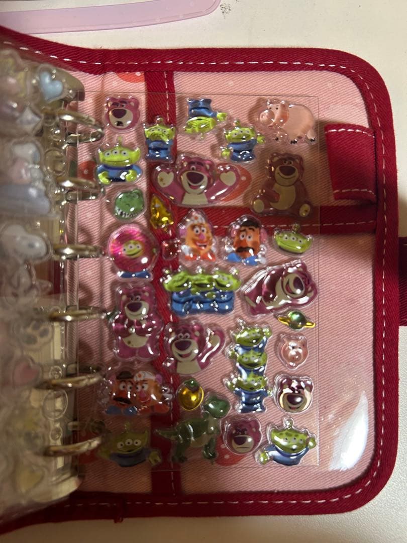 シール帳 完成系 ボンボンドロップシール ウォーターinシール おはじきシール