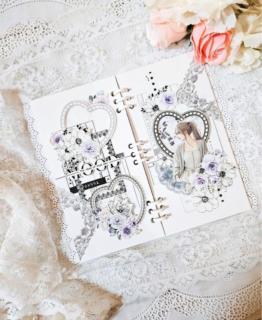 コラージュ素材　紙もの　素材紙　【2486】