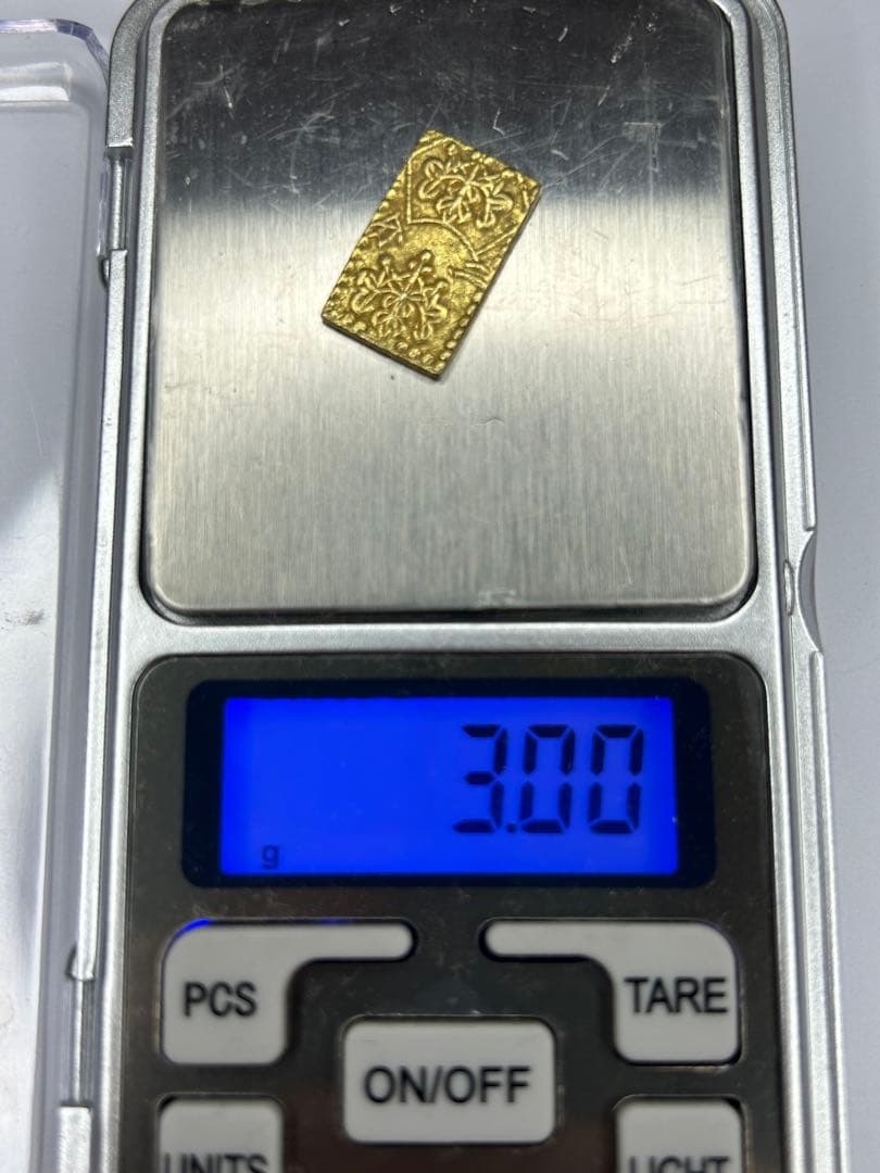 古金銀 明治二分判金 打ち直し