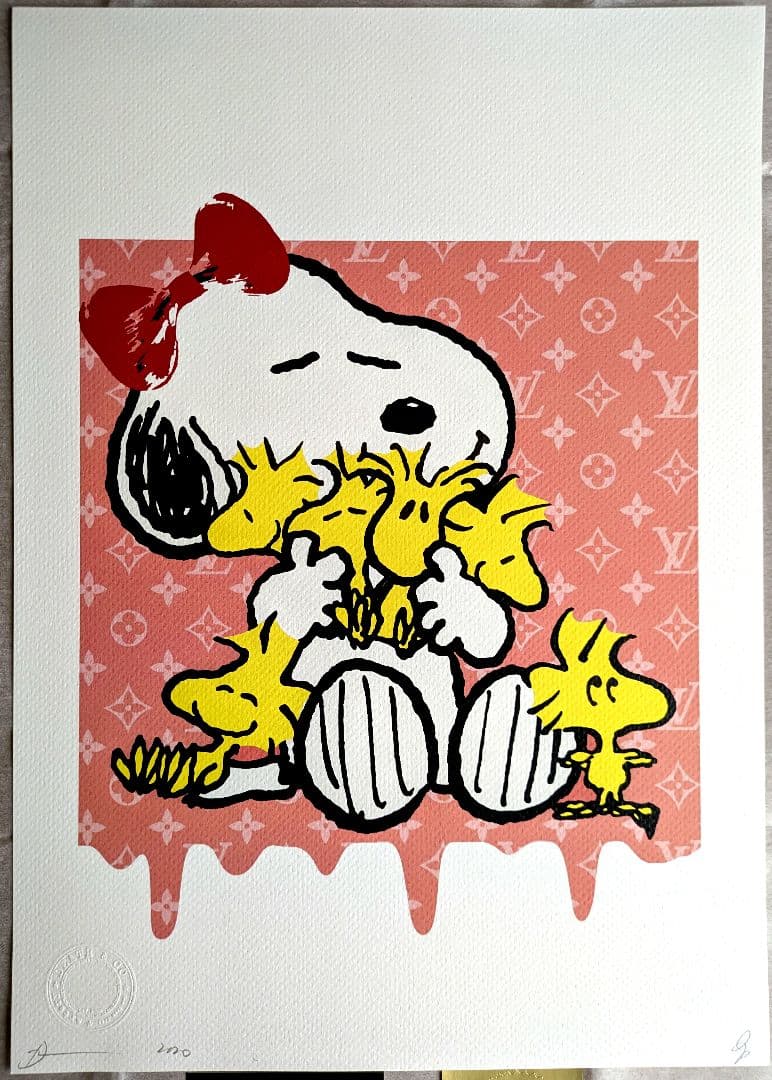 【なるみ】【額装セット】【DEATH NYC】Snoopy