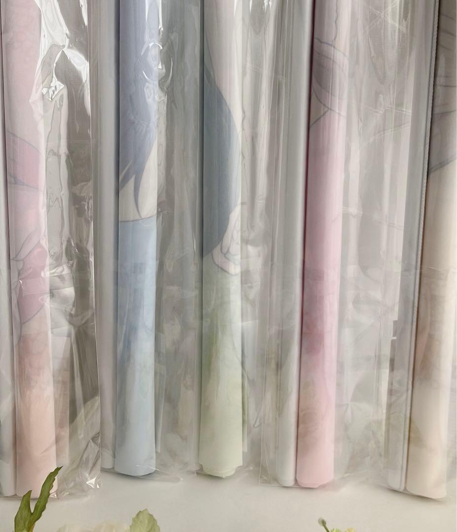 【1組限り】女神のカフェテラス ドリーミーくじA賞 B2タペストリー 5種コンプ