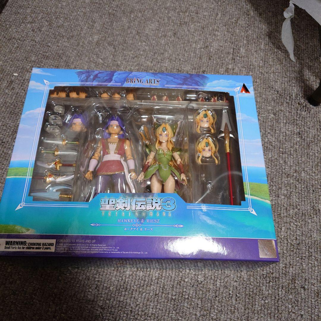 聖剣伝説3 ホークアイ&リース フィギュア 未開封