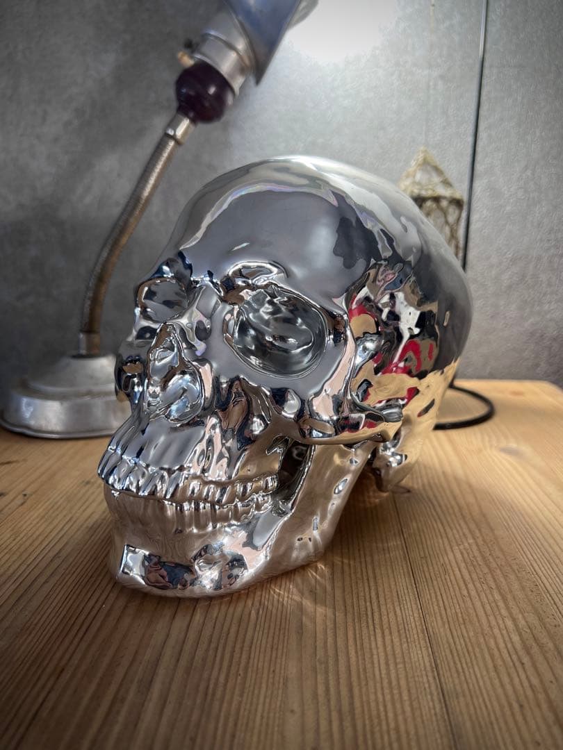 メッキ スカル 磁器