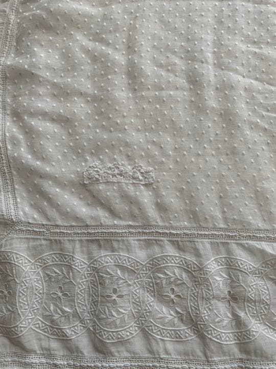 アンティーク　ベビー布団カバー