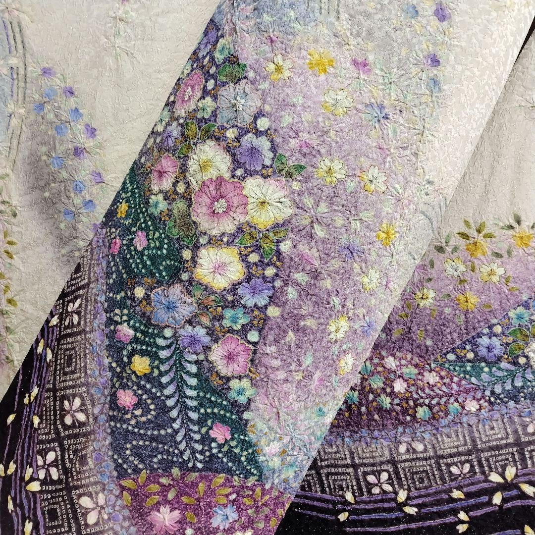 お直し無料☆振袖フルセット(8点)・成人式・辻ヶ花・辻が花・落款入り・作家物