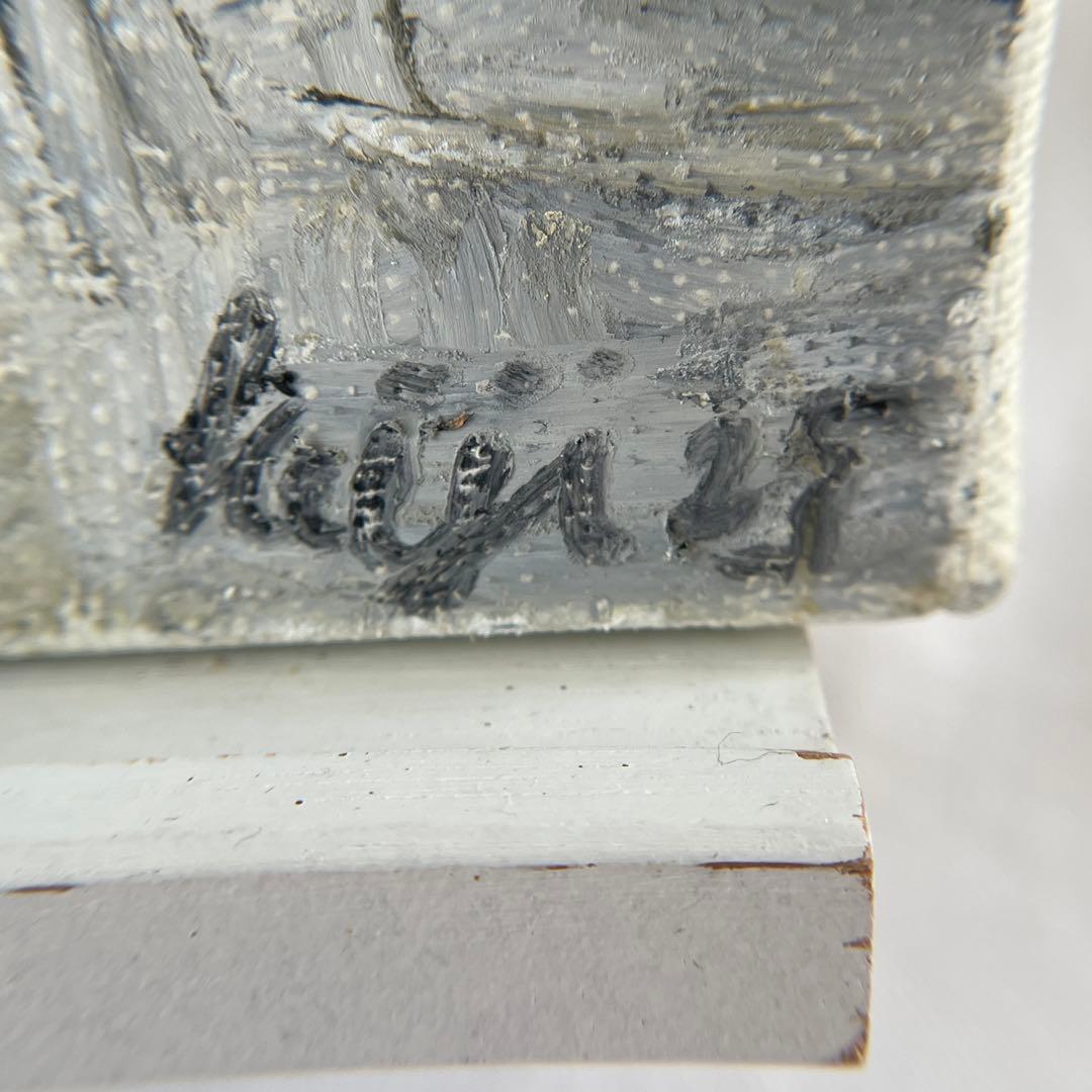 【ブラッキー】絵画 猫 Kuku