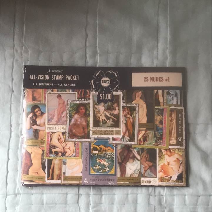 海外切手コレクション　25 Nude #1 25ヌード＃１