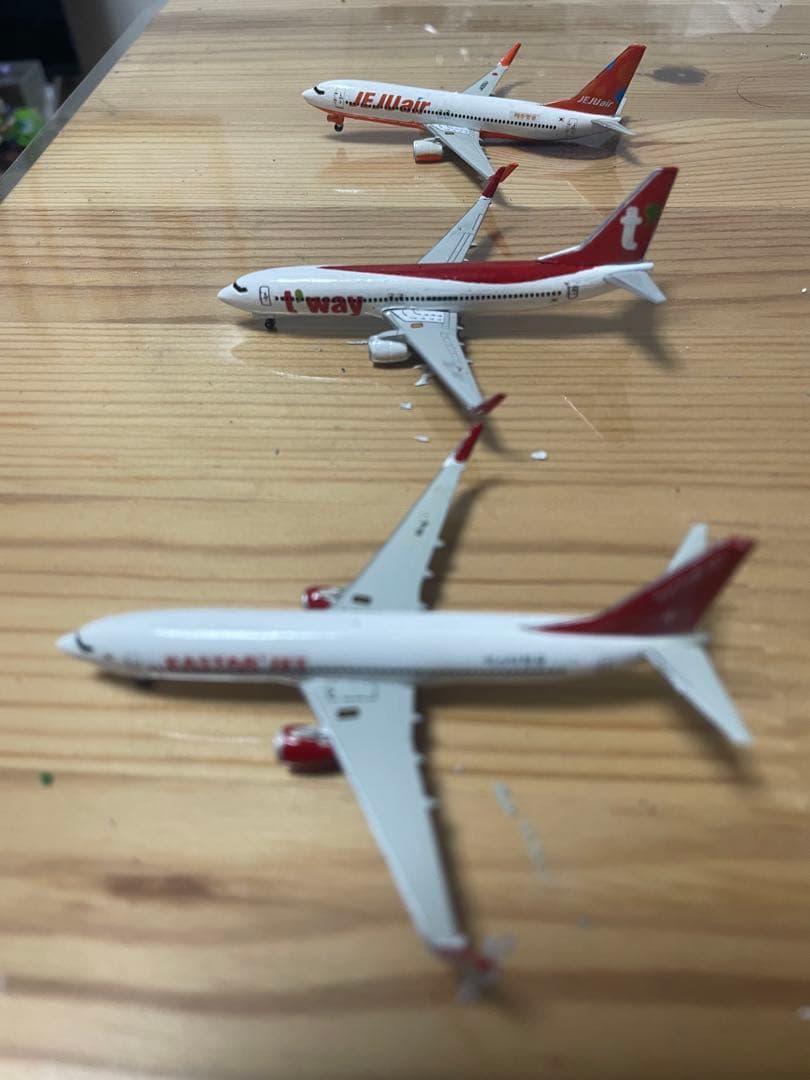 いっしー737-800韓国LCC3機と貨物機カリッタ航空B77F