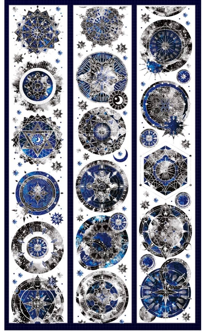 M1276.一木一横 寰宇天穹 マスキングテープ 贝壳光PET