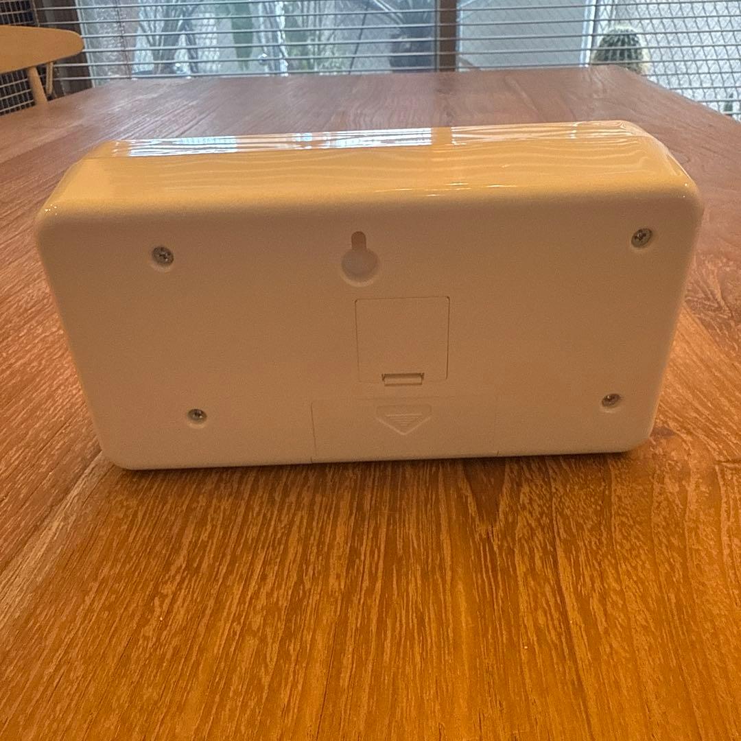 TWEMCO デジタルパタパタ置時計 ホワイト