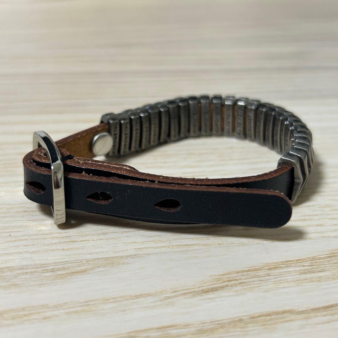 アクセサリー our legacy SPINE BRACELET BLACK