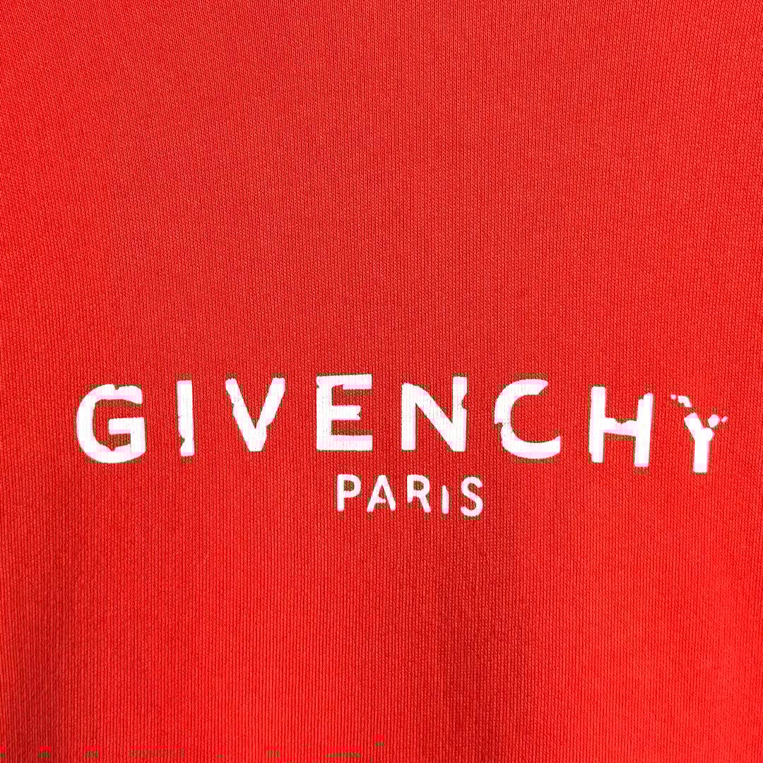 3504【人気・美品】ポルトガル製 ジバンシー センターロゴ スウェットパーカー