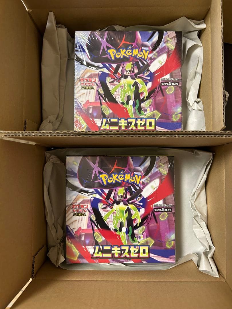 ポケモンカードゲーム ムニキスゼロ 2BOX シュリンク付き未開封　ポケセン産