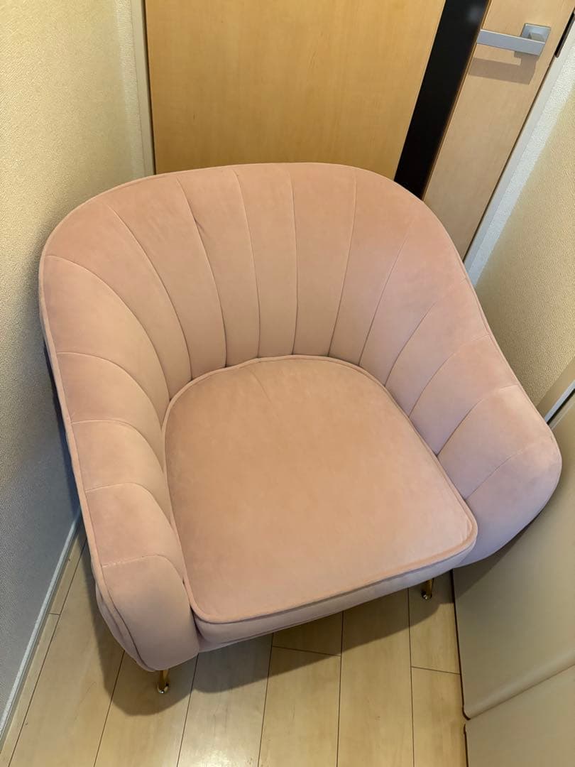 Altrobene ソファー 1人掛け ベルベット ソファ モダン 一人暮らし