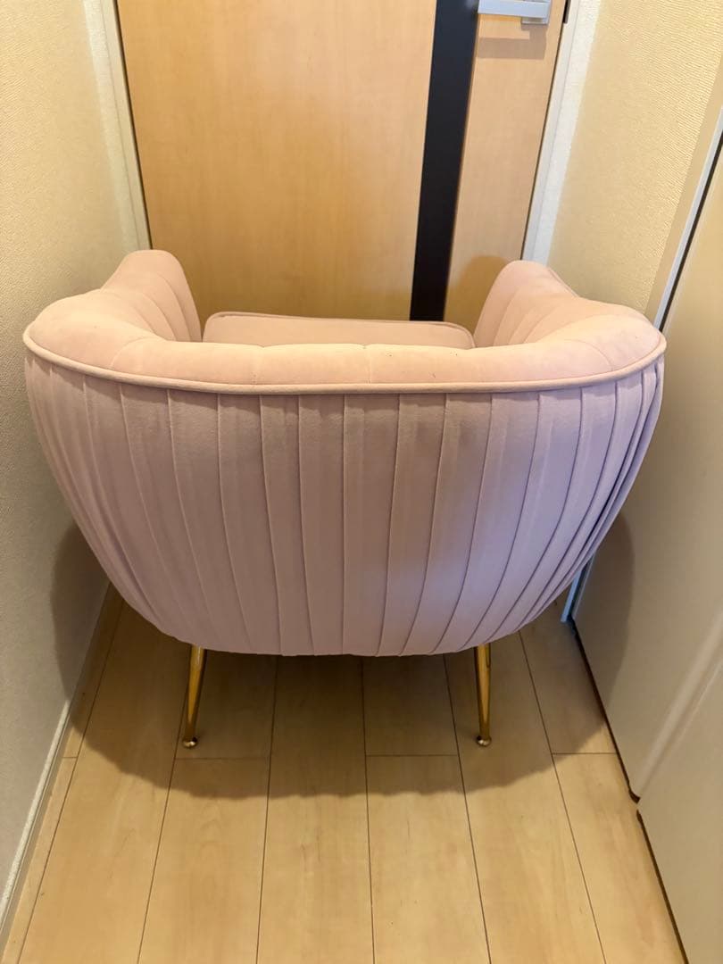 Altrobene ソファー 1人掛け ベルベット ソファ モダン 一人暮らし