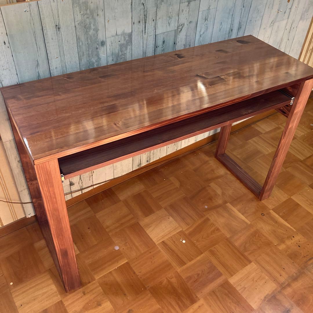 DTM スライドテーブル 幅140cm ヒノキの集成材