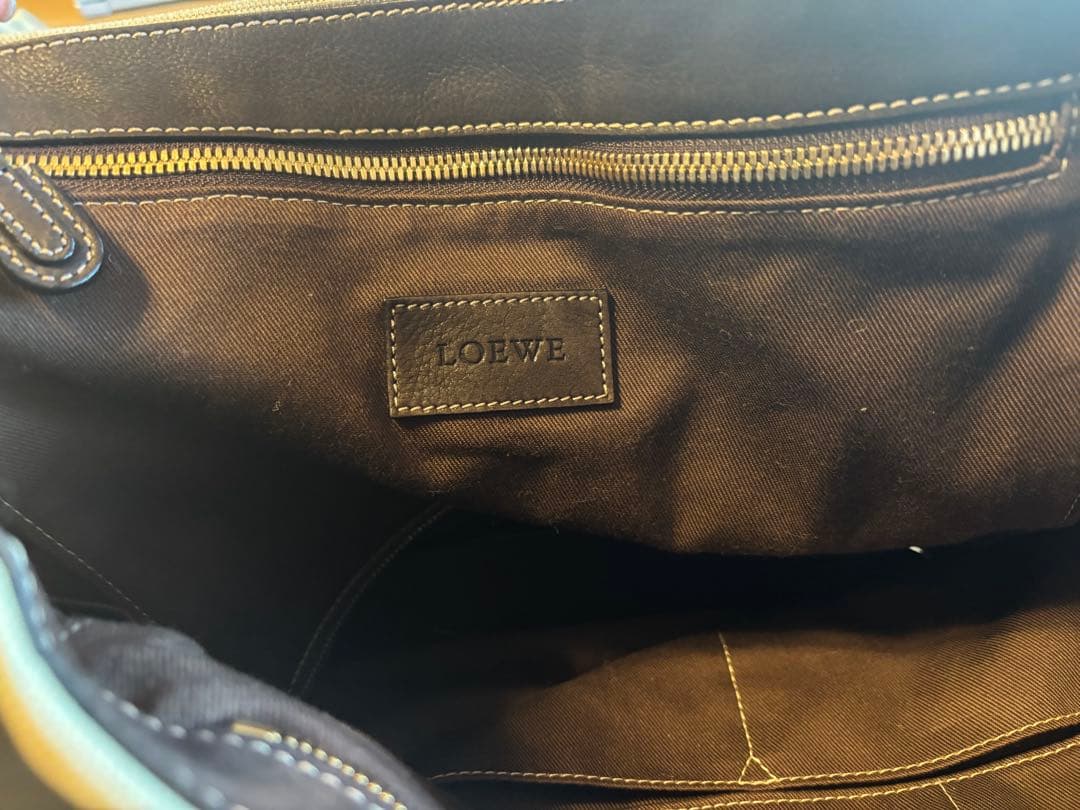 LOEWE ロエベ　アナグラムキャンバス　ショルダーバッグ