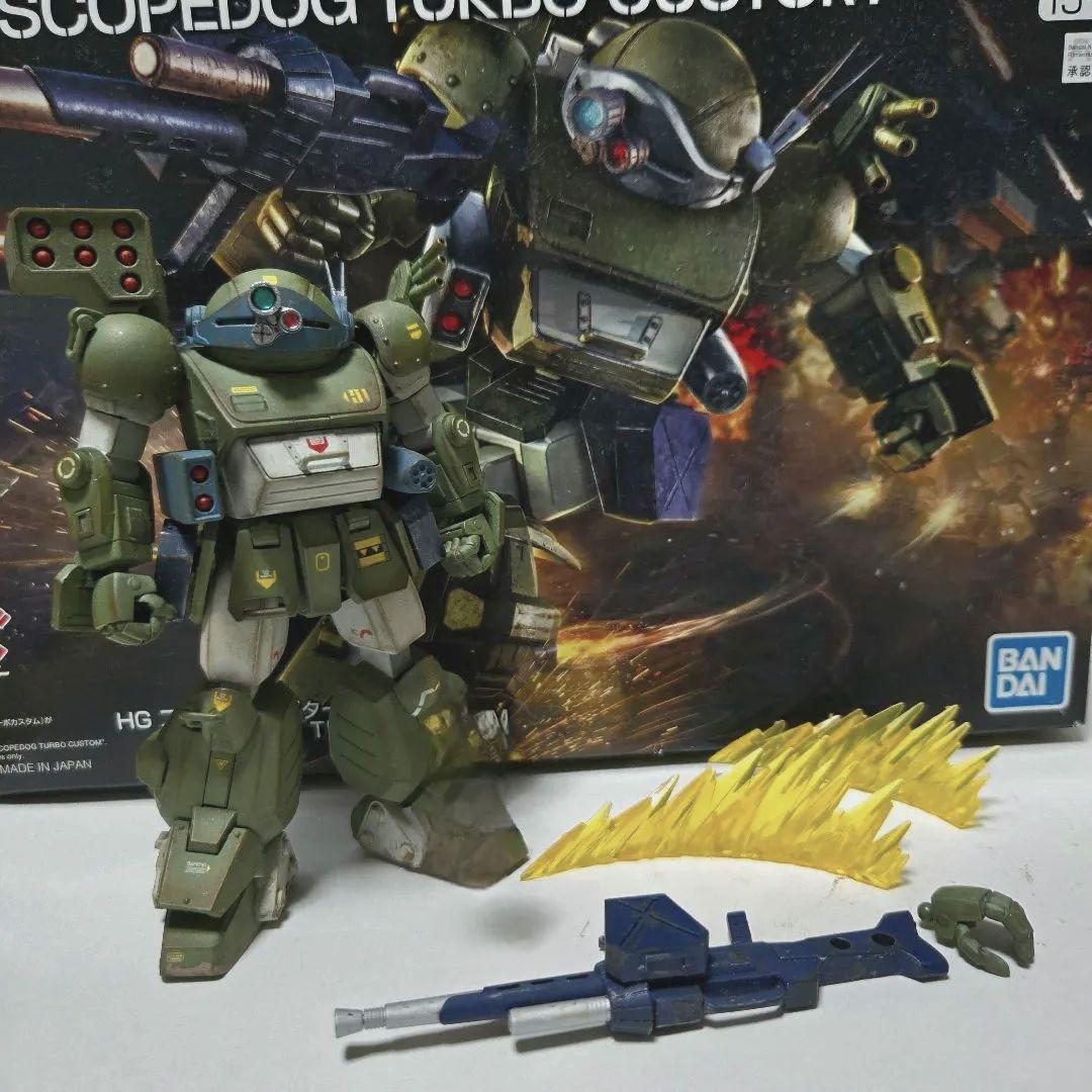 装甲騎兵ボトムズ★HGスコープドッグ★ターボカスタム★塗装完成品★バンダイ