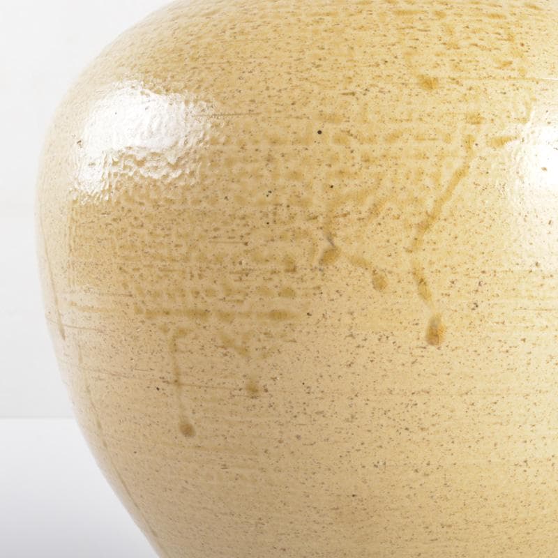 悠衣　北大路魯山人作　伊羅保　飾壷　裏千家淡々斎極め箱　V　5166A