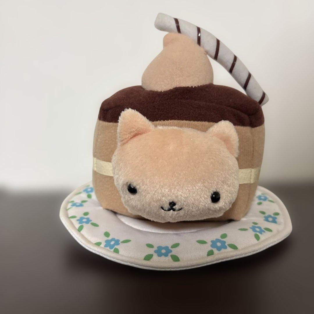 にゃんにゃんにゃんこ にゃんこレストラン チョコにゃんこケーキ ぬいぐるみ