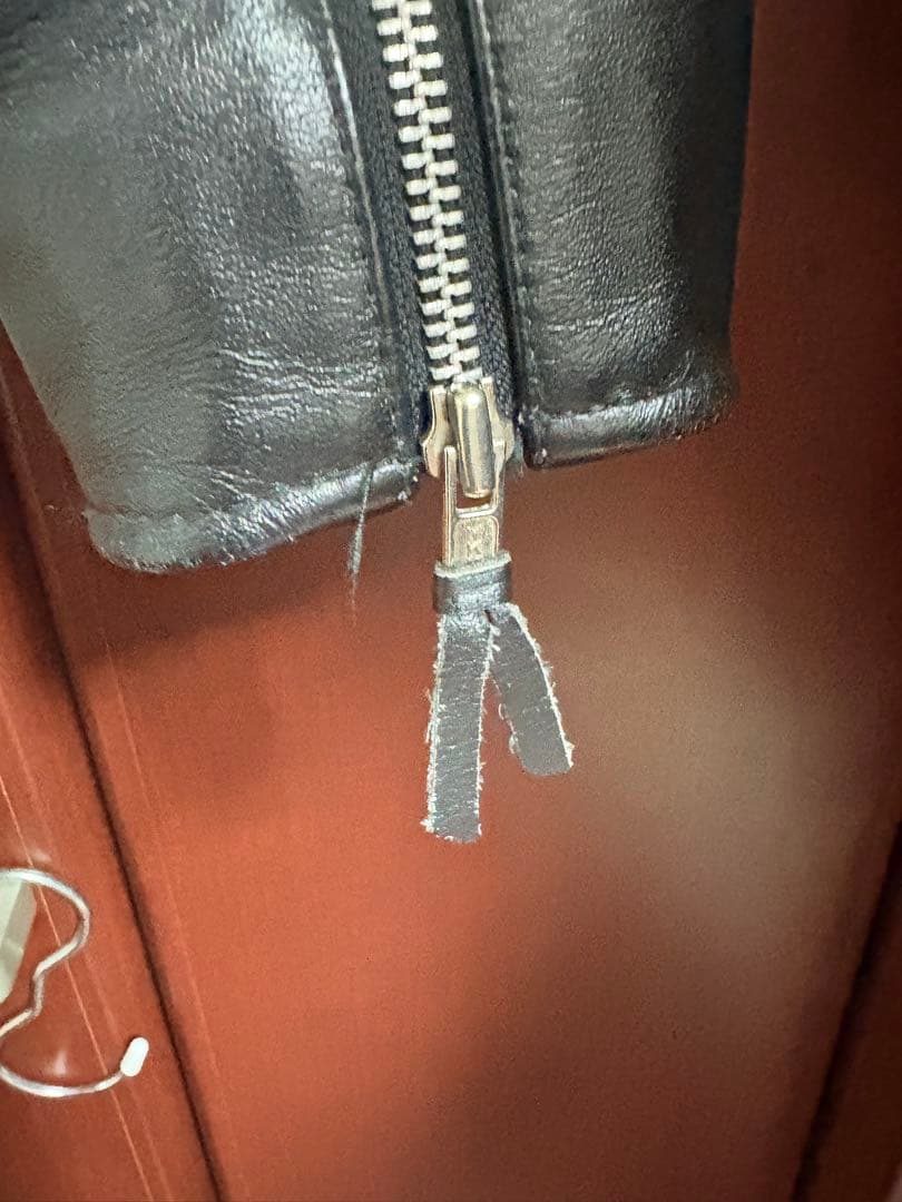 ホーンワークス コルセア 襟付きシングルライダース Lサイズ バッファロー