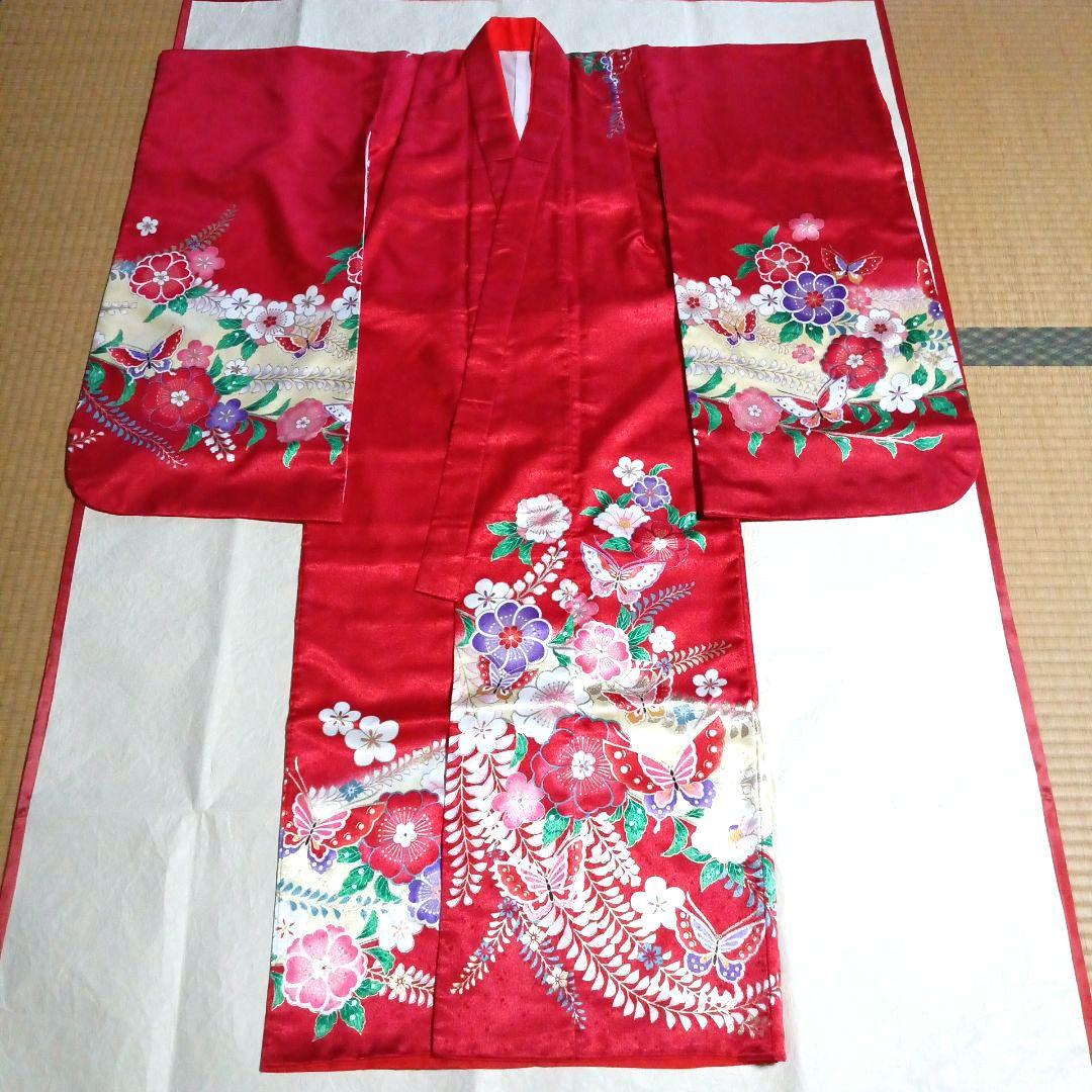 【1/26までのお値段】七五三　七歳着物・結び帯・フルセット　　(7)