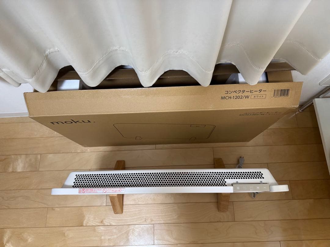 moku 電気ヒーター MCH-1202/W ホワイト
