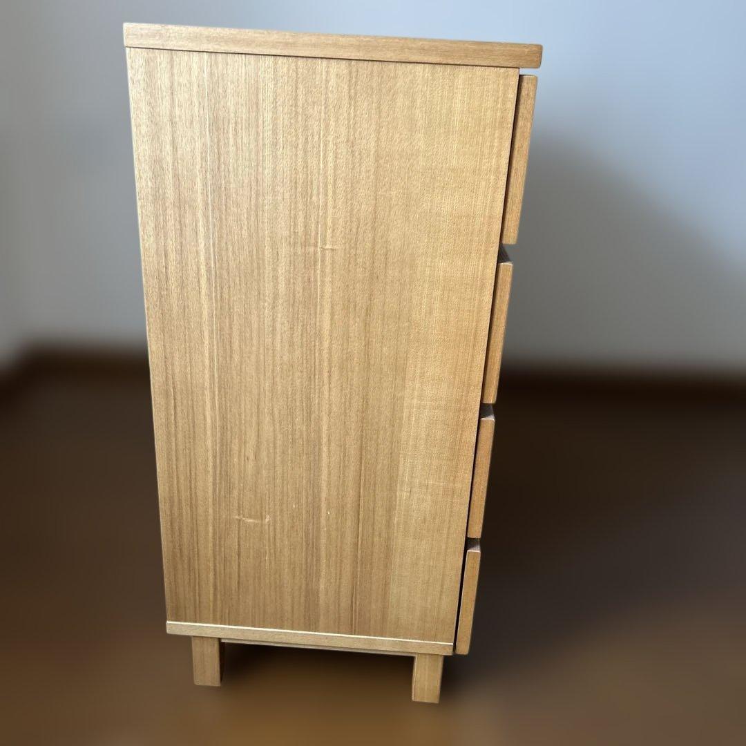 MUJI 木製5段チェスト・キャビネット