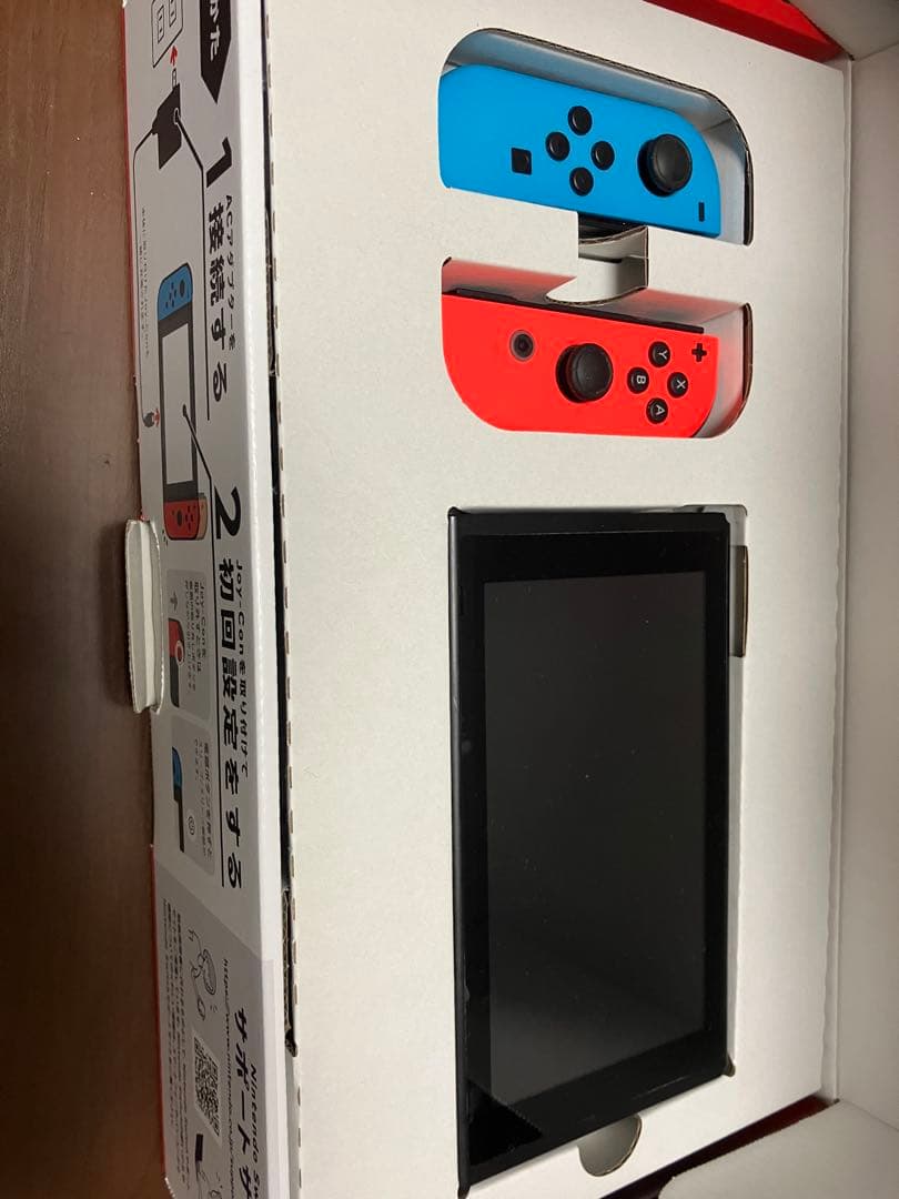 Nintendo Switch本体 ジョイコン付ドックなし 箱あり 動作確認済み