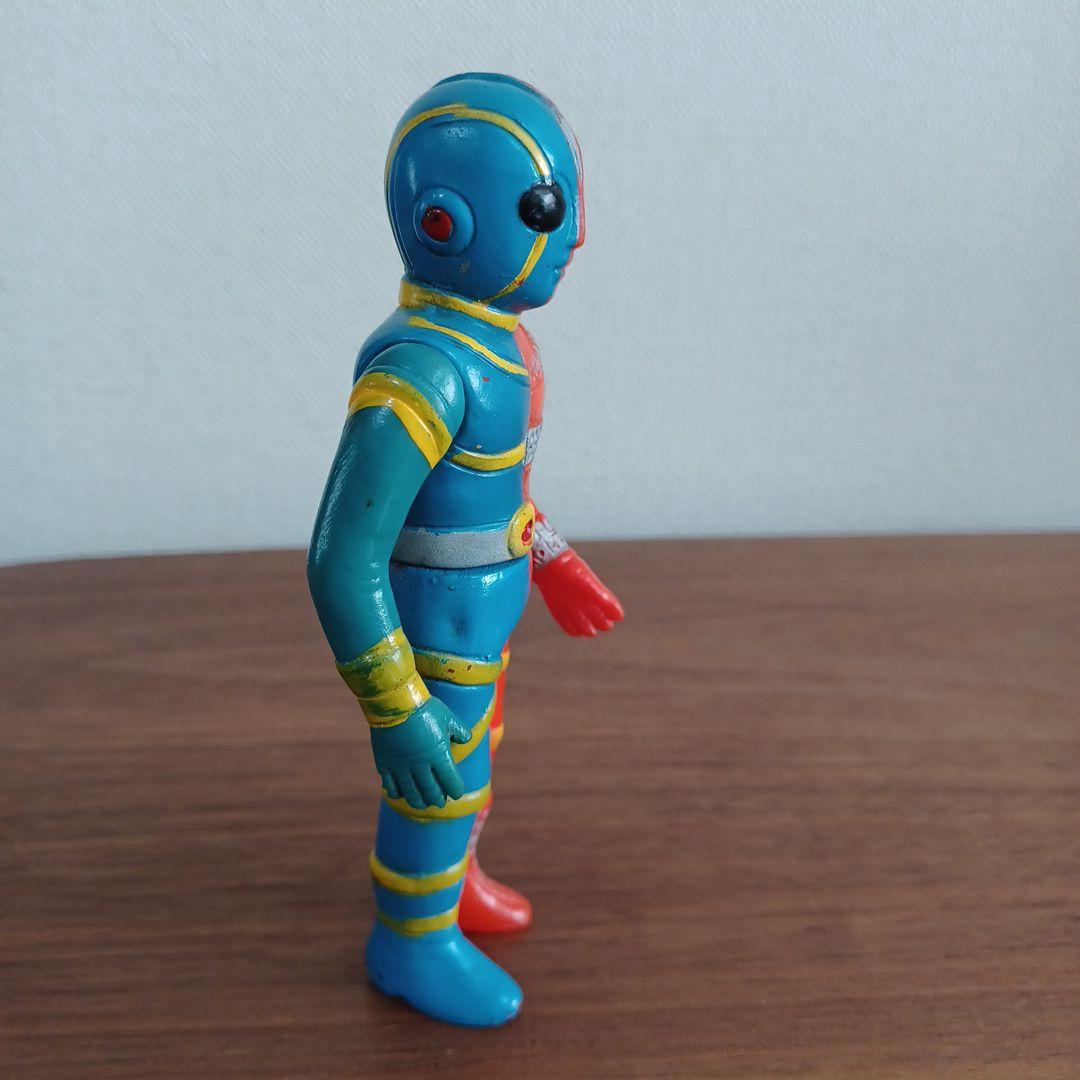 当時物タカトク製「人造人間キカイダー」希少な黒目ソフビフィギュア