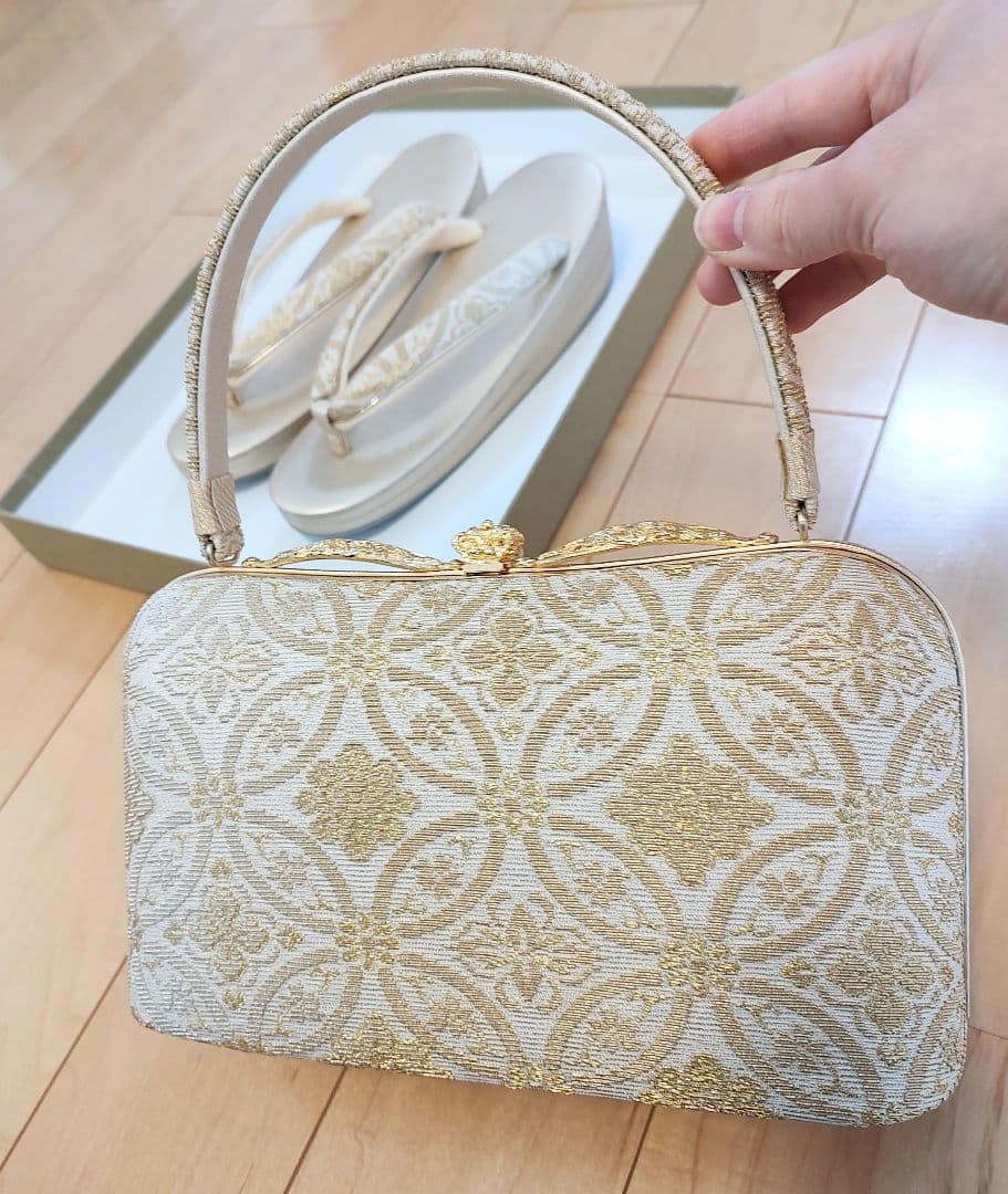 礼装　和装バッグ草履セット　結婚式　入学式　成人式