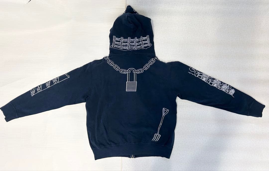 A BATHING APE ネイビーパーカー M