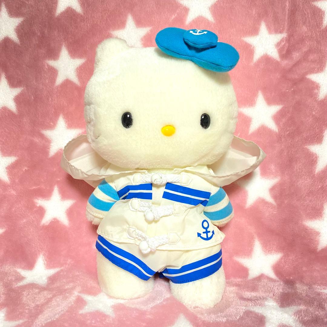 ハローキティ ご当地キティ　神戸　キティ　マリン　イカリマーク　ぬいぐるみ　希少