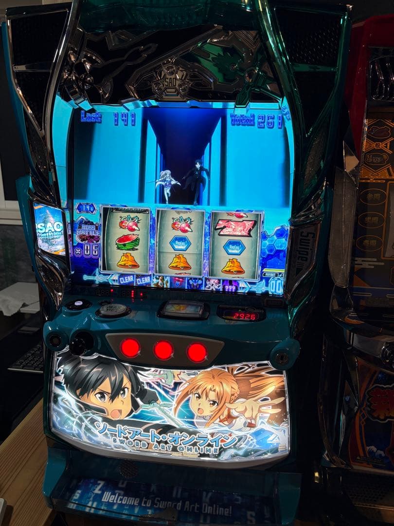 パチスロ　実機　SAO　ソードアート・オンライン