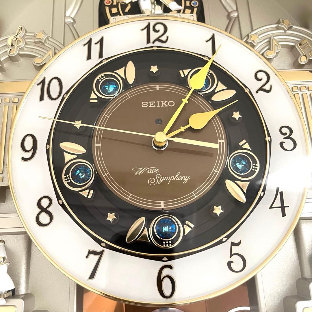 SEIKO メロディ壁掛け時計30曲　からくり時計　動作確認済み　電波時計