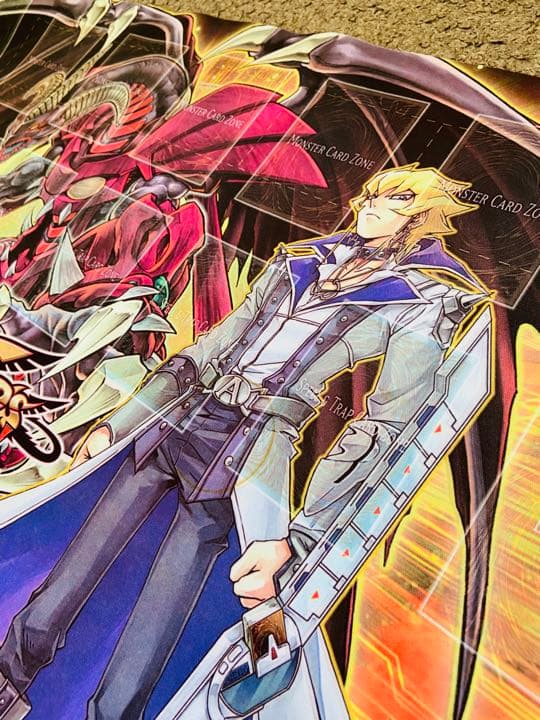 遊戯王 ジャックアトラス プレイマット レッドデーモン