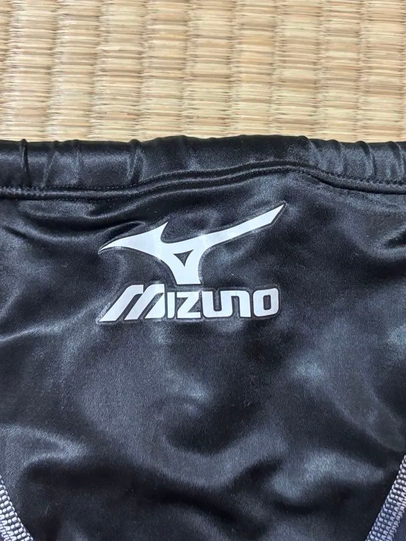 Mizuno メンズ 水着 ロングスパッツ フルレングス 中古品 黒/ピンク