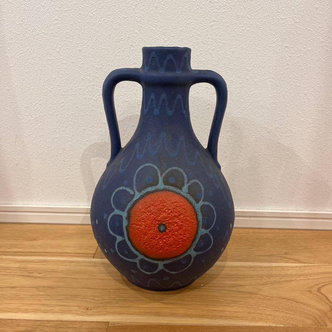 旧西ドイツ、ビンテージ花瓶　おしゃれ花瓶　WEST GERMANY
